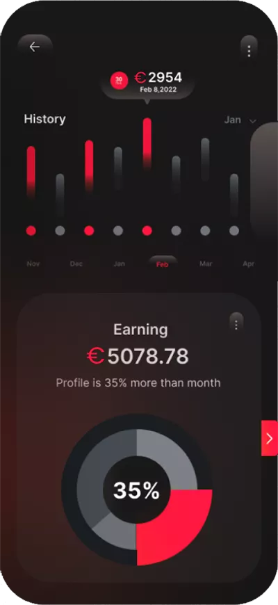UX UI dashboard example